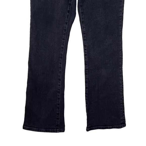 Madewell Cali Demi Boot Jeans Black Starkey Wash Women’s Size 25 Cropped Flare - Picture 4 of 13
